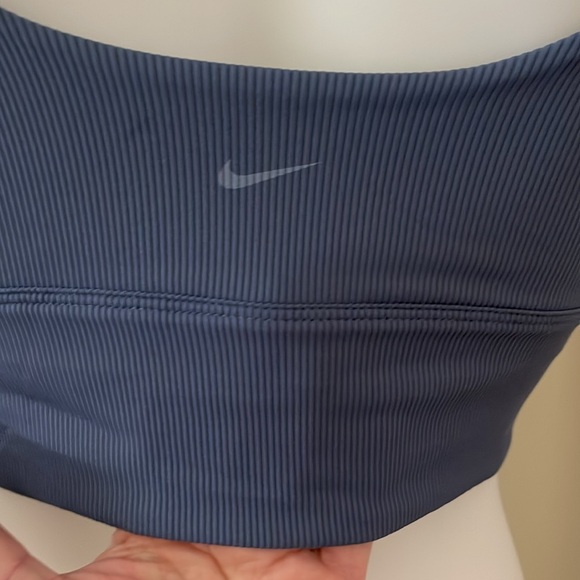 (NWT) Nike Zenvy Rib Women’s Light Support Non Padded Longline Sports Bra, Small - Picture 9 of 16